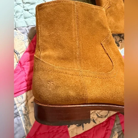 Frye Sawyer Inside Zip Mens Leather Boots:Size 9 - Picture 14 of 16